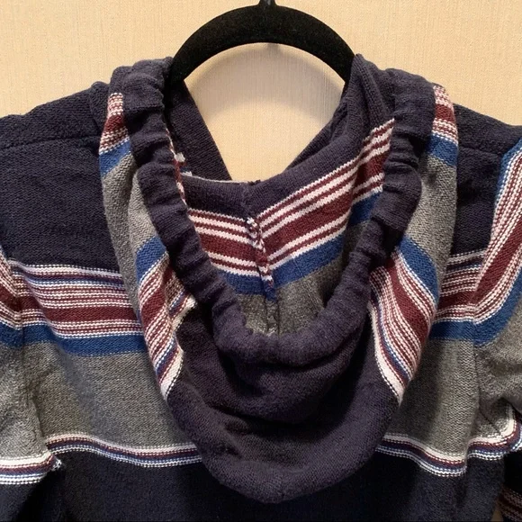 Urban Pipeline Striped Knit Hooded Sweater - Picture 4 of 6